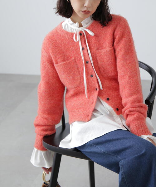 ◆コンパクトシャギーニットカーディガン（カーディガン/ボレロ）｜FREE'S MART（フリーズマート）