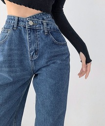 blackdia ocean | blackdia ocean クロスウエストデニムパンツ(デニムパンツ)