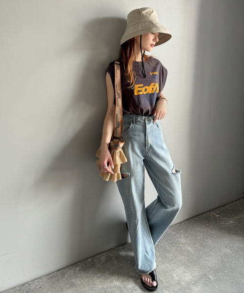 classicalelf(クラシカルエルフ)の「【PROTECT U】夏の輝きを味方にスタイリッシュな夏の必需アイテム。遮熱・遮光ハット(ハット・レディース・ベージュ/ブラック・ONE SIZE)」の18枚目の写真