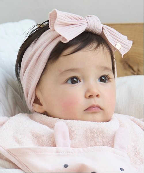 リボンヘアバンド（その他ベビー用品）｜petit main