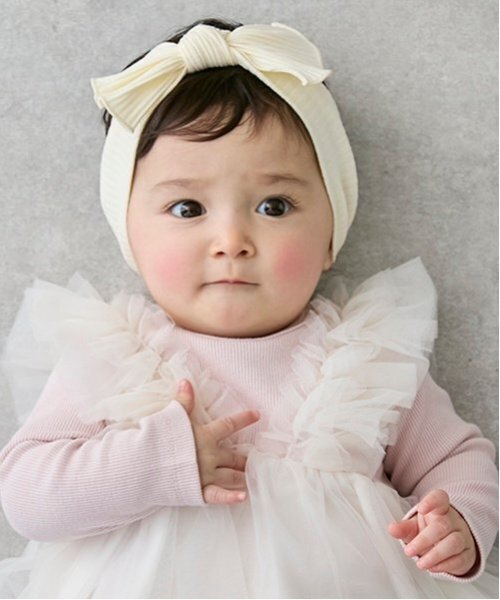 ヘアバンド ベビー ゴムバンド ヘアアクセ 赤ちゃん リボン