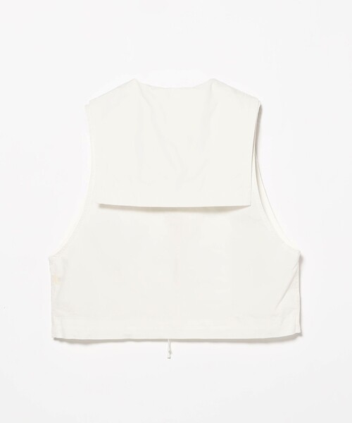BEAMS BOY（ビームスボーイ）の「セーラー カラー ベスト（ベスト・レディース・オフホワイト/ネイビー・ONE SIZE）」の16枚目の写真