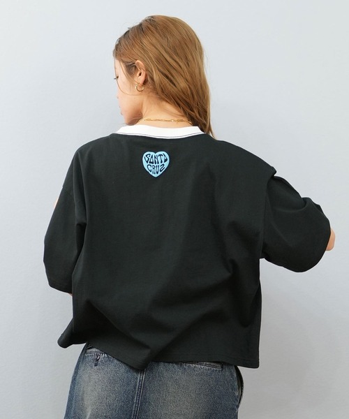 セール】【クロップド丈】SANTACRUZ/サンタクルーズ フロントプリントT