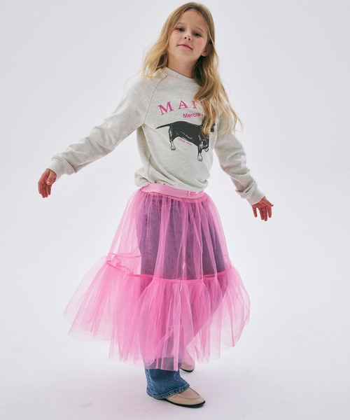 Mardi Mercredi（マルディメクルディ）の「KIDS SWEATSHIRT DDANJI（スウェット・キッズ・ホワイト/ヘザーグレー/ベージュ系その他/オートミール・110cm/100cm/120cm/130cm）」の19枚目の写真