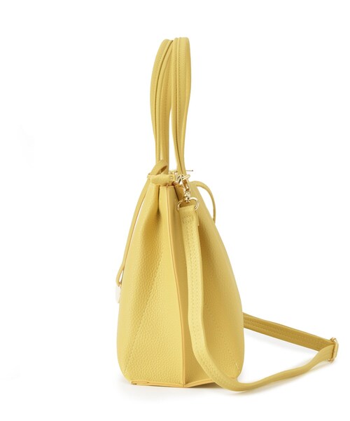 SHOO・LA・RUE(シューラルー)の「【軽量/2WAY】デイリーにも通勤にも ふわっと軽いトートバッグ(トートバッグ・レディース・ブラック/イエロー系その他/グレー/ベージュ系4・00)」の7枚目の写真