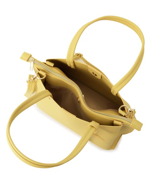 SHOO・LA・RUE(シューラルー)の「【軽量/2WAY】デイリーにも通勤にも ふわっと軽いトートバッグ(トートバッグ・レディース・ブラック/イエロー系その他/グレー/ベージュ系4・00)」の15枚目の写真