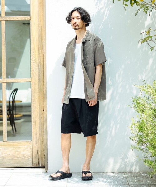 HELLY HANSEN（ヘリーハンセン）の「【別注】HELLY HANSEN / バスク シャツ（シャツ/ブラウス・メンズ・ベージュ・S/XL/L/M）」の4枚目の写真