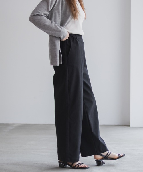 nAvy ストレッチワイドパンツ（その他パンツ）｜NAVY（ネイビー