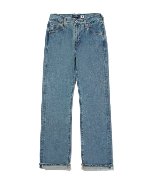 Levi's（リーバイス）の「Levi's/リーバイス BLUETAB(TM) PLANK ストレートジーンズ ミディアムインディゴ（デニムパンツ・レディース・インディゴブルー・23inch/24inch/25inch/26inch/27inch/28inch）」の2枚目の写真