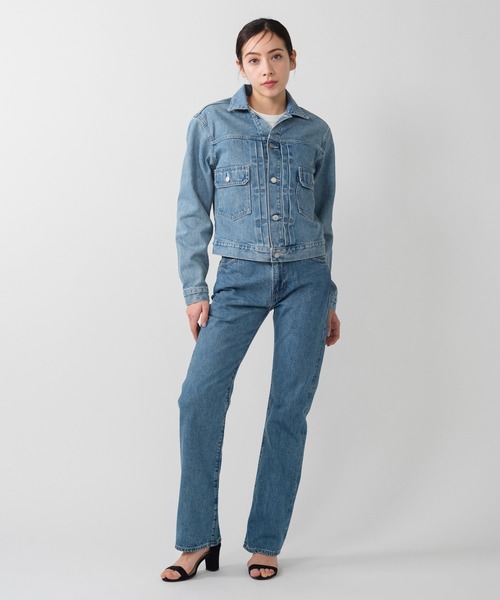 Levi's（リーバイス）の「Levi's/リーバイス BLUETAB(TM) PLANK ストレートジーンズ ミディアムインディゴ（デニムパンツ・レディース・インディゴブルー・23inch/24inch/25inch/26inch/27inch/28inch）」の15枚目の写真