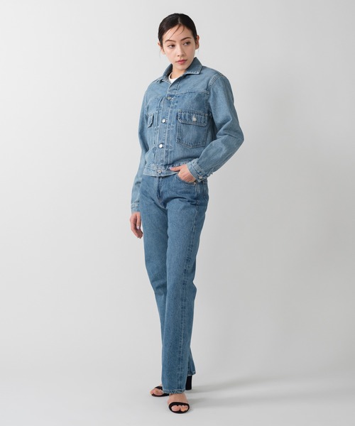 Levi's（リーバイス）の「Levi's/リーバイス BLUETAB(TM) PLANK ストレートジーンズ ミディアムインディゴ（デニムパンツ・レディース・インディゴブルー・23inch/24inch/25inch/26inch/27inch/28inch）」の17枚目の写真