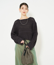qualite | リンクスアイレットニット(ニット/セーター)