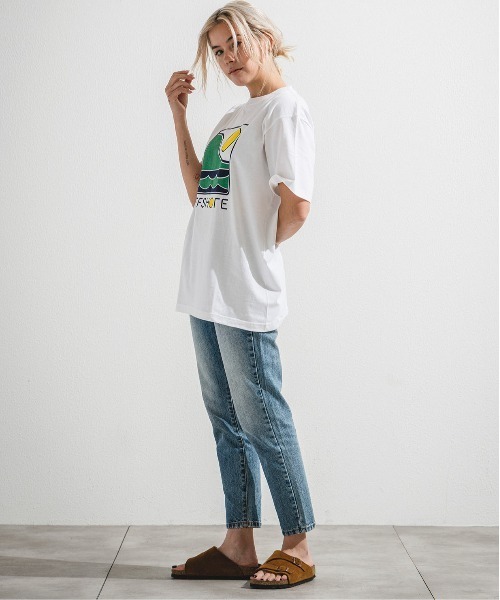 OFFSHORE(オフショア)の「COLOR LOGO TEE/オフショア カラーロゴティ(Tシャツ/カットソー・メンズ・ホワイト/アイボリー・XXL/XL/L/M/S)」の6枚目の写真