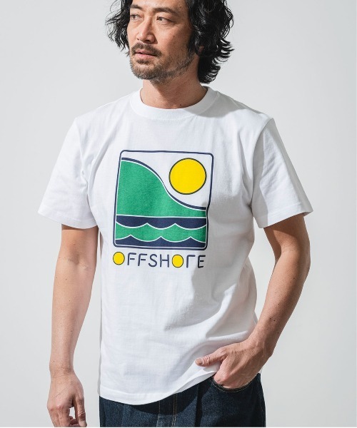 OFFSHORE(オフショア)の「COLOR LOGO TEE/オフショア カラーロゴティ(Tシャツ/カットソー・メンズ・ホワイト/アイボリー・XXL/XL/L/M/S)」の8枚目の写真