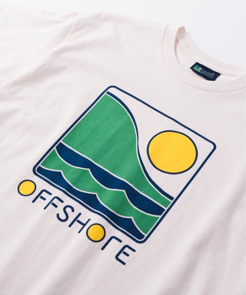 OFFSHORE(オフショア)の「COLOR LOGO TEE/オフショア カラーロゴティ(Tシャツ/カットソー・メンズ・ホワイト/アイボリー・XXL/XL/L/M/S)」の10枚目の写真