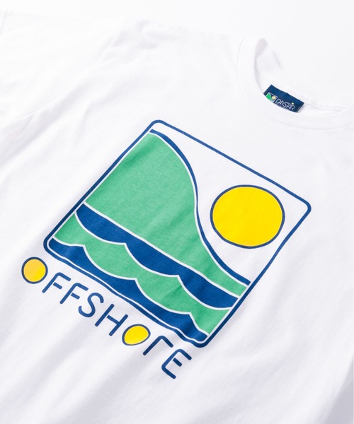 OFFSHORE(オフショア)の「COLOR LOGO TEE/オフショア カラーロゴティ(Tシャツ/カットソー・メンズ・ホワイト/アイボリー・XXL/XL/L/M/S)」の9枚目の写真
