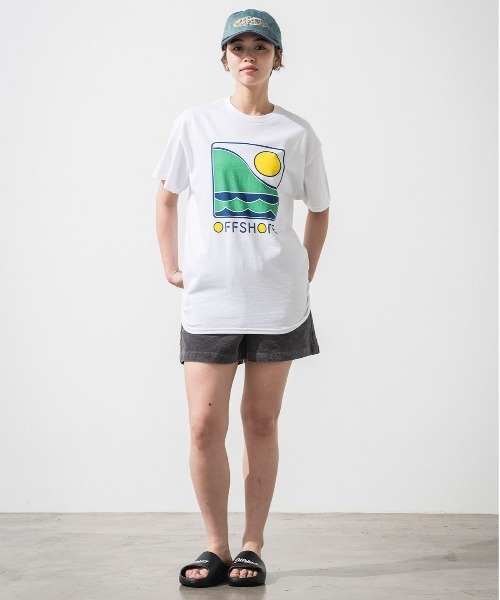 OFFSHORE(オフショア)の「COLOR LOGO TEE/オフショア カラーロゴティ(Tシャツ/カットソー・メンズ・ホワイト/アイボリー・XXL/XL/L/M/S)」の14枚目の写真