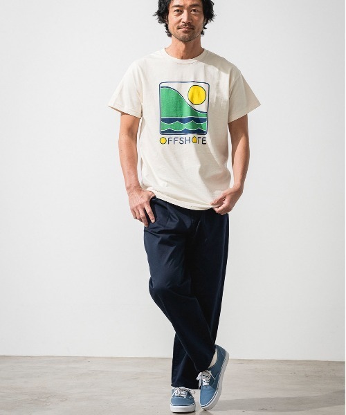 OFFSHORE(オフショア)の「COLOR LOGO TEE/オフショア カラーロゴティ(Tシャツ/カットソー・メンズ・ホワイト/アイボリー・XXL/XL/L/M/S)」の16枚目の写真