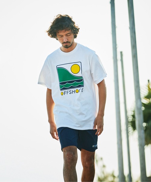 OFFSHORE(オフショア)の「COLOR LOGO TEE/オフショア カラーロゴティ(Tシャツ/カットソー・メンズ・ホワイト/アイボリー・XXL/XL/L/M/S)」の13枚目の写真