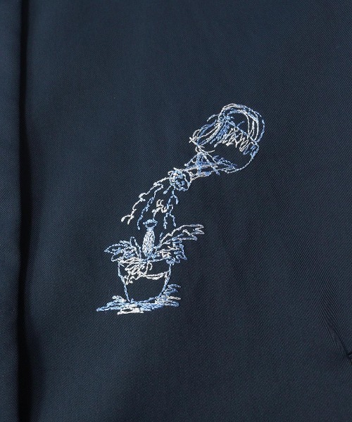 STUDIO PICONE（スタジオピッコーネ）の「刺繍UVスプリングコート（その他アウター・レディース・ネイビー/ホワイト・M/L/LL）」の9枚目の写真