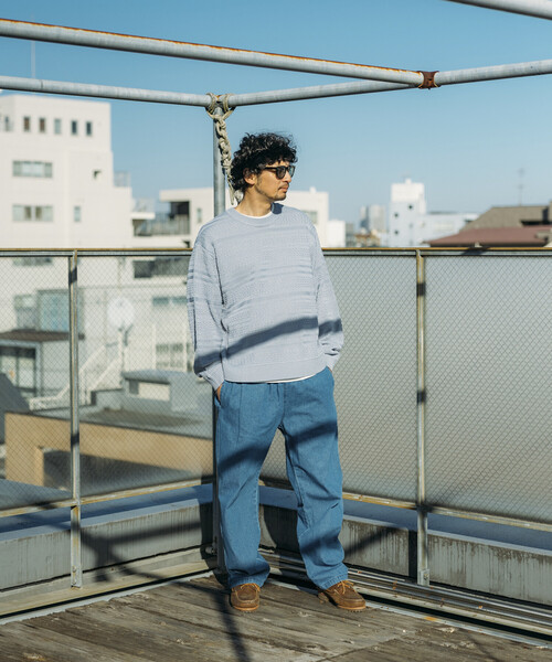 RED KAP（レッドキャップ）の「RED KAP/レッドキャップ 別注 SMU WIDE DENIM CHEF PANTS/リラックスフィット（デニムパンツ・メンズ・ダークネイビー/その他/サックスブルー/ブルー系・SMALL/LARGE/MEDIUM）」の15枚目の写真