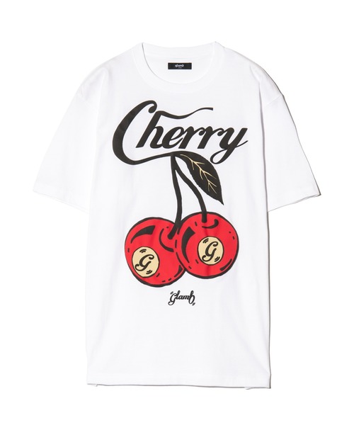 glamb(グラム)の「Cherry Ball T-Shirt / チェリーボールTシャツ(Tシャツ/カットソー・メンズ・ブラック/ホワイト/レッド・S/M/L)」の9枚目の写真