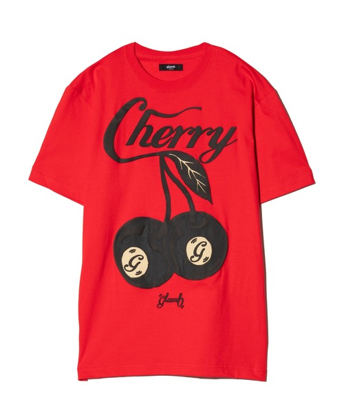 glamb(グラム)の「Cherry Ball T-Shirt / チェリーボールTシャツ(Tシャツ/カットソー・メンズ・ブラック/ホワイト/レッド・S/M/L)」の11枚目の写真