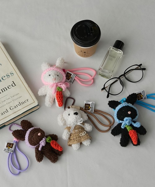 セール】【BONLECILL Marche】おめかしアニマルマスコット／ぬいぐるみ