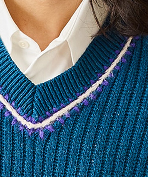 JUNRED（ジュンレッド）の「カラーステッチサイドスリットベスト（ベスト・メンズ・ブラック/ブルー系その他4/ライトグレー・M/S/L）」の17枚目の写真