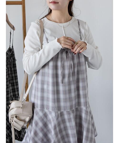 ehka sopo(エヘカソポ)の「テレコメロークルーカットソー(Tシャツ/カットソー・レディース・ブラック/ミント/オフホワイト/グレー・F)」の13枚目の写真