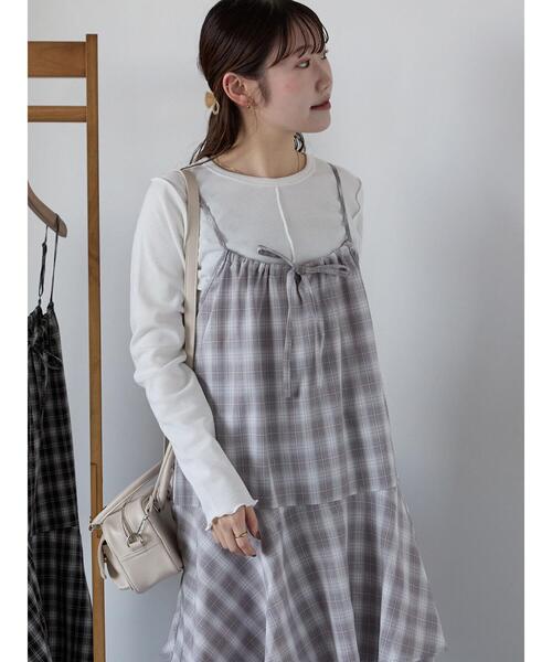 ehka sopo(エヘカソポ)の「テレコメロークルーカットソー(Tシャツ/カットソー・レディース・ブラック/ミント/オフホワイト/グレー・F)」の16枚目の写真