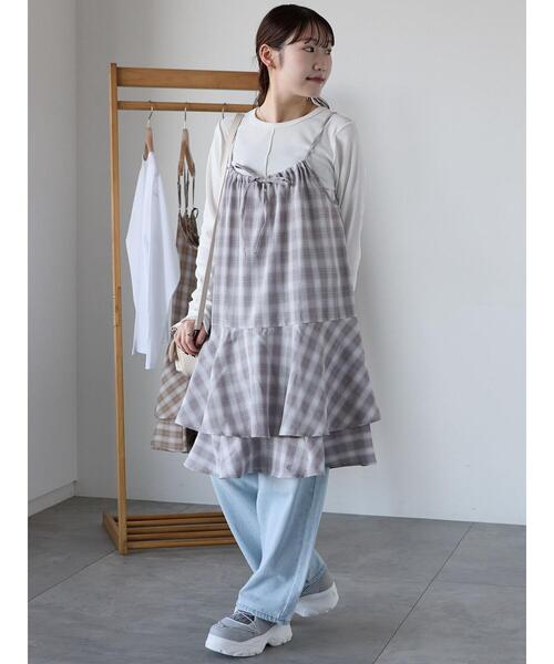 ehka sopo(エヘカソポ)の「テレコメロークルーカットソー(Tシャツ/カットソー・レディース・ブラック/ミント/オフホワイト/グレー・F)」の19枚目の写真