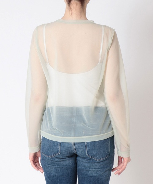 Three Four Time（ｽﾘｰﾌｫｰﾀｲﾑ）の「シアージャージプルオーバー（Tシャツ/カットソー・レディース・ブラック/ブルー/グリーン/ピンク・FREE）」の9枚目の写真