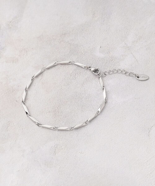 grove（グローブ）の「【ステンレス】メタルチェーンブレスレット（ブレスレット・レディース・シルバー/ゴールド・00）」の3枚目の写真