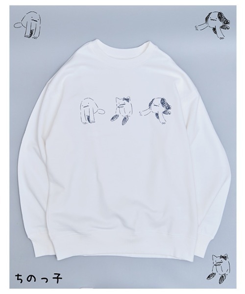 SPECIAL PRODUCT DESIGN(スペシャルプロダクトデザイン)の「通常販売開始!〈ちのっ子〉スウェット ブラック・ホワイト(スウェット・メンズ・ブラック/ホワイト・SMALL/MEDIUM/LARGE/X-LARGE)」の4枚目の写真