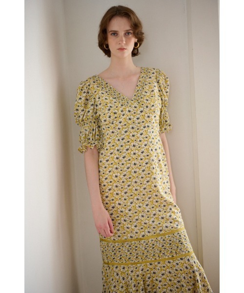 Butterfly Jacquard Midi Dress -LAV- – Estella.K