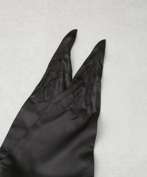 JAMIRAY(ジャミレイ)の「JAMIRAY/CROCHET POT BAG(ハンドバッグ・レディース・ブラック/オレンジ・FREE)」の7枚目の写真