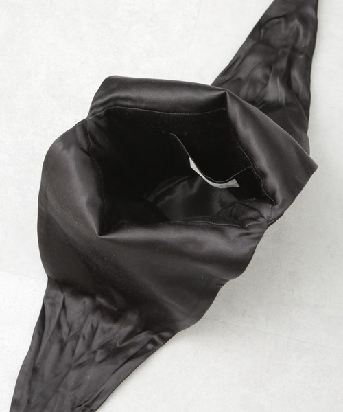 JAMIRAY(ジャミレイ)の「JAMIRAY/CROCHET POT BAG(ハンドバッグ・レディース・ブラック/オレンジ・FREE)」の8枚目の写真