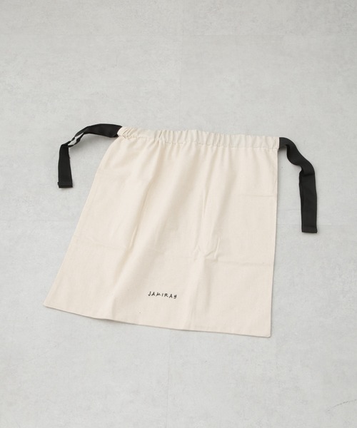 JAMIRAY(ジャミレイ)の「JAMIRAY/CROCHET POT BAG(ハンドバッグ・レディース・ブラック/オレンジ・FREE)」の10枚目の写真