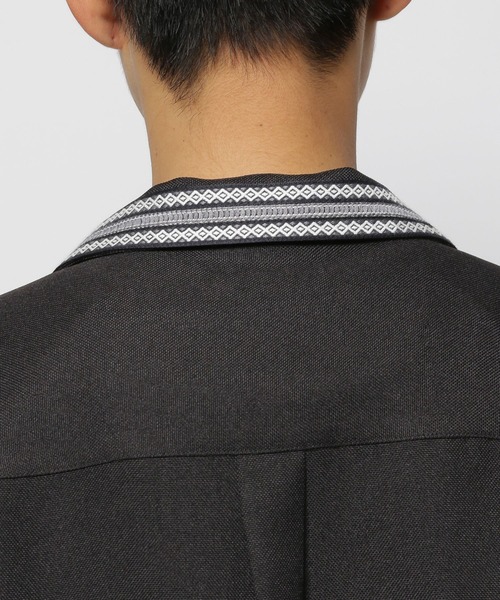 niko and...（ニコアンド）の「テープ開襟シャツ（シャツ/ブラウス・メンズ・ブラック/ベージュ・MEDIUM/LARGE）」の19枚目の写真