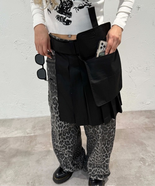 sedacle girl(セダクルガール)の「巻きスカートベルトポーチ(ベルト・レディース・ブラック・FREE)」の7枚目の写真