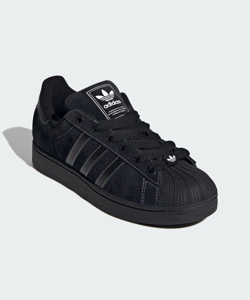 adidas（アディダス）の「スーパースターII / Superstar II / アディダスオリジナルス adidas Originals（スニーカー・レディース・ブラック・23.0cm/23.5cm/24.0cm/24.5cm/25.0cm/26.5cm/27.0cm/22.0cm/22.5cm/25.5cm/26.0cm/27.5cm/28.0cm/28.5cm/29.0cm/29.5cm）」の4枚目の写真
