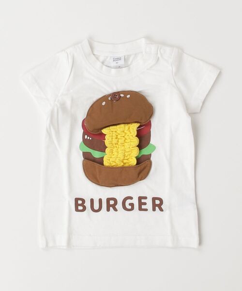 CHEEK ROOM（チークルーム）の「CHEEK ROOM/チークルーム ハンバーガーTシャツ（Tシャツ/カットソー・キッズ・ライトグリーン/レッド/オフホワイト・90cm/100cm/110cm/120cm/130cm/80ｃｍ）」の19枚目の写真