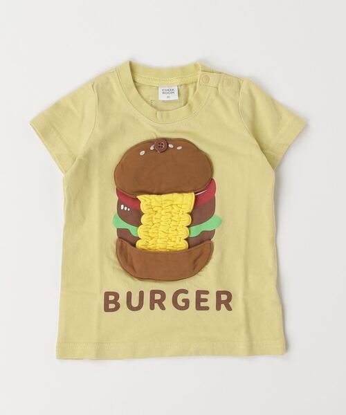 CHEEK ROOM（チークルーム）の「CHEEK ROOM/チークルーム ハンバーガーTシャツ（Tシャツ/カットソー・キッズ・ライトグリーン/レッド/オフホワイト・90cm/100cm/110cm/120cm/130cm/80ｃｍ）」の20枚目の写真