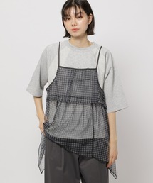 niko and... | シアーイレヘムチェックキャミ(キャミソール)