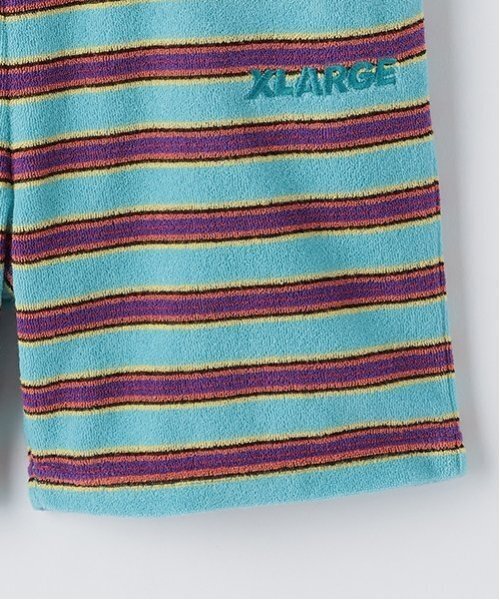 XLARGE KIDS（エクストララージキッズ）の「パイルボーダーショートパンツ（その他パンツ・キッズ・ネイビー/ブルー・80ｃｍ/120cm/110cm/90cm/130cm/100cm/140cm）」の8枚目の写真
