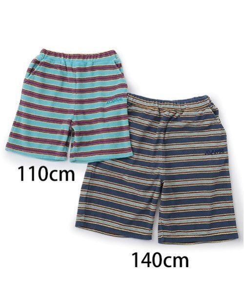 XLARGE KIDS（エクストララージキッズ）の「パイルボーダーショートパンツ（その他パンツ・キッズ・ネイビー/ブルー・80ｃｍ/120cm/110cm/90cm/130cm/100cm/140cm）」の11枚目の写真