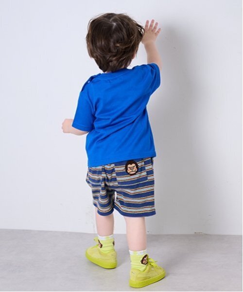 XLARGE KIDS（エクストララージキッズ）の「パイルボーダーショートパンツ（その他パンツ・キッズ・ネイビー/ブルー・80ｃｍ/120cm/110cm/90cm/130cm/100cm/140cm）」の15枚目の写真