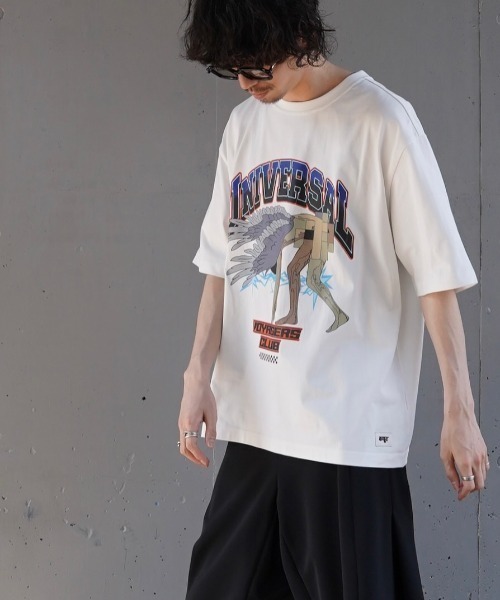Dhruv Kapoor(ドゥルーフ・カプール)の「【Dhruv Kapoor】 VOYAGERS CLUB TEE(Tシャツ/カットソー・メンズ・ブラック/ホワイト・X-LARGE/SMALL)」の2枚目の写真