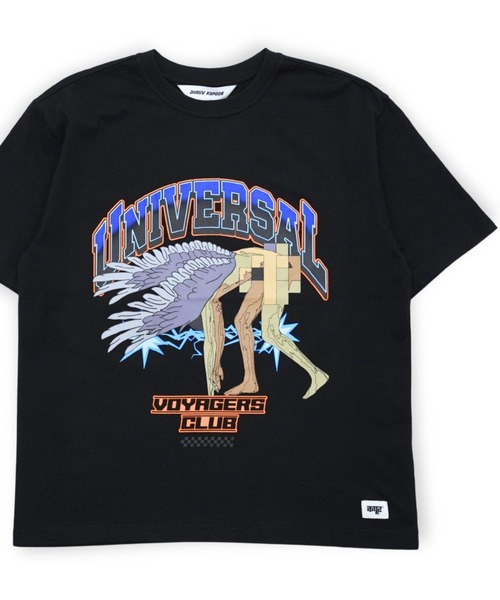 Dhruv Kapoor(ドゥルーフ・カプール)の「【Dhruv Kapoor】 VOYAGERS CLUB TEE(Tシャツ/カットソー・メンズ・ブラック/ホワイト・X-LARGE/SMALL)」の10枚目の写真